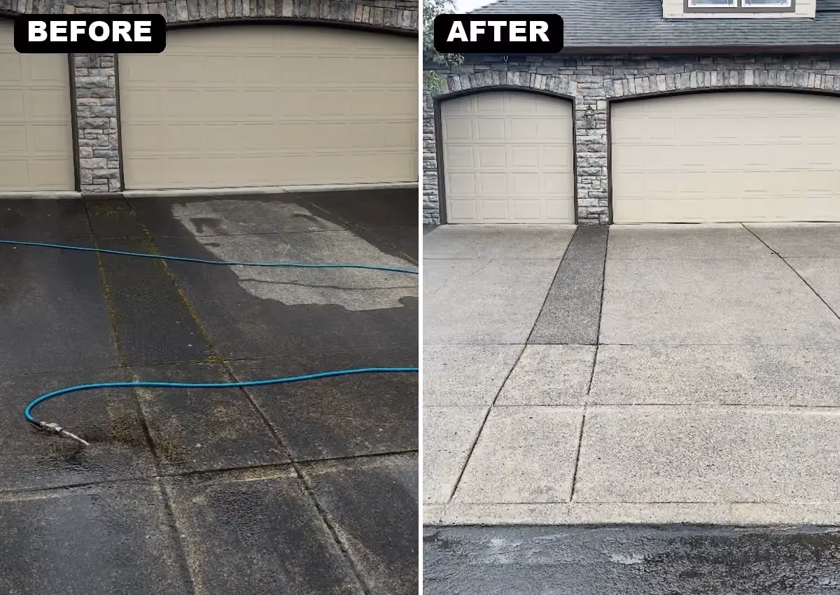 A brighter driveway — Cascade Armor job photo