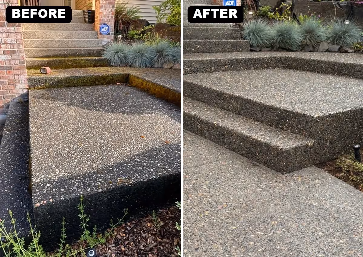A cleaner set of steps — Cascade Armor job photo